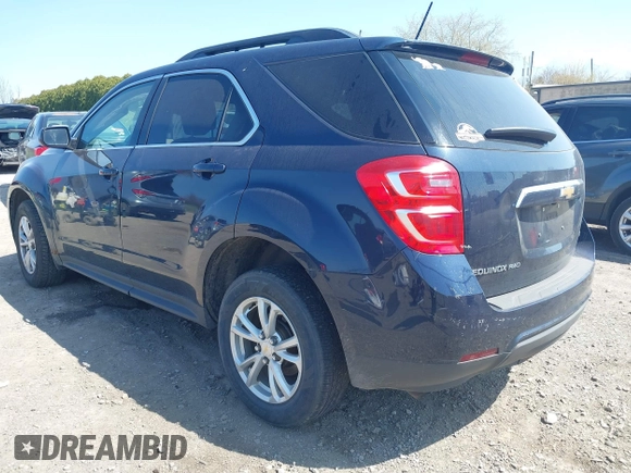 2017 Chevrolet Equinox LT with VIN 2GNFLFEK6H6184112, listed as a IAAI auction lot 42106242 with 61,377 mi miles and . Bid and sale history available at DreamBid. Image 3.