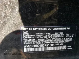 2024 MINI Countryman Cooper S with VIN WMZ83BR01R3R51506, listed as a Copart auction lot 50890104 with 13,221 mi miles and Salvage Title. Bid and sale history available at carsss.com. Image 12.