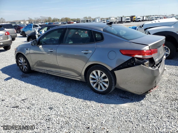 2018 Kia Optima EX with VIN 5XXGU4L32JG218652, listed as a Copart auction lot 46884225 with 129,333 mi miles and Non Repairable. Bid and sale history available at carsss.com. Image 2.