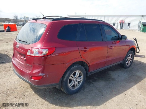 2011 Hyundai Santa Fe GLS with VIN 5XYZG3AB6BG011182, listed as a IAAI auction lot 41896223 with 250,176 mi miles. Bid and sale history available at carsss.com. Image 4.