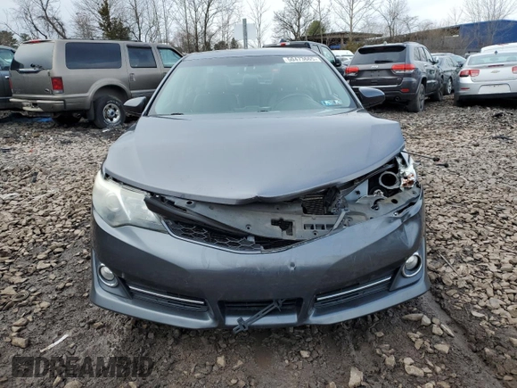 2014 Toyota Camry SE with VIN 4T1BK1FK1EU023686, listed as a Copart auction lot 50473665 with 0 mi miles and Salvage Title. Bid and sale history available at carsss.com. Image 5.