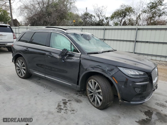 2020 Lincoln Corsair Reserve with VIN 5LMCJ2DH4LUL22670, listed as a Copart auction lot 87449994 with 49,485 mi miles and Salvage Title. Bid and sale history available at carsss.com. Image 4.