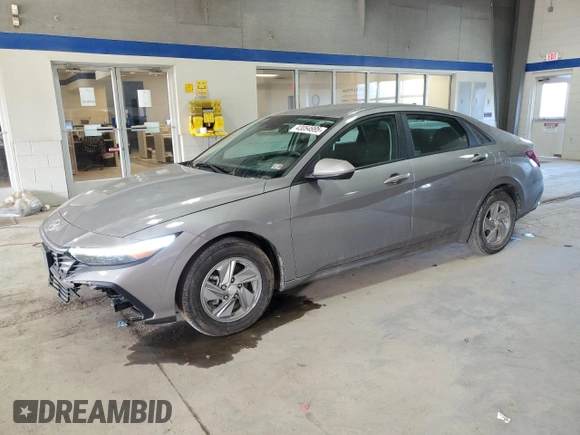 2024 Hyundai Elantra SE with VIN KMHLL4DG4RU686922, listed as a Copart auction lot 43054995 with 27,833 mi miles and Salvage Title. Bid and sale history available at DreamBid. Image 1.