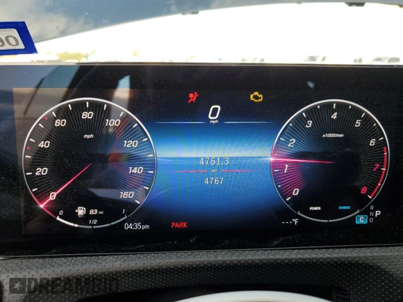 2024 Mercedes-Benz CLA 250 z VIN W1K5J4HB5RN452015, wystawiony jako Copart lot #79167324 z przebiegiem 4 767 mil mil oraz Szkoda całkowita • Salvage title. Historia ofert i sprzedaży dostępna na DreamBid. Obrazek 9.