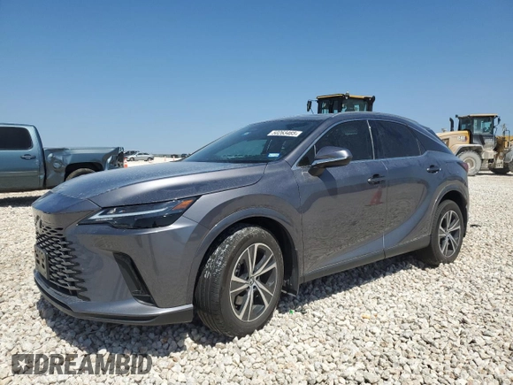 2023 Lexus RX 350h z VIN 2T2BBMCA9PC019785, wystawiony jako Copart lot #50263465 z przebiegiem 29 014 mil mil oraz Szkoda całkowita • Salvage title. Historia ofert i sprzedaży dostępna na DreamBid. Obrazek 1.