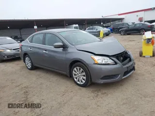 2015 Nissan Sentra S with VIN 3N1AB7AP5FY377475, listed as a IAAI auction lot 41157865 with 131,119 mi miles. Bid and sale history available at carsss.com. Image 1.