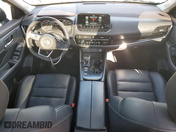 2022 Nissan Rogue SL with VIN 5N1BT3CA0NC714119, listed as a Copart auction lot 86269184 with 35,615 mi miles and Salvage Title. Bid and sale history available at DreamBid. Image 8.