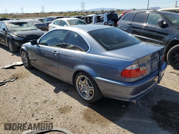 2002 BMW 3 Series 330Ci with VIN WBABN53492PH00566, listed as a Copart auction lot 80041414 with Not Provided miles and Clean Title. Bid and sale history available at carsss.com. Image 2.