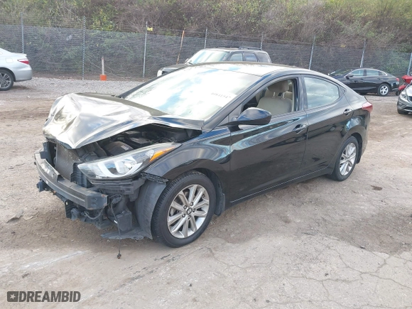 2016 Hyundai Elantra Value Edition with VIN KMHDH4AE1GU588520, listed as a IAAI auction lot 40841547 with 92,600 mi miles. Bid and sale history available at carsss.com. Image 17.