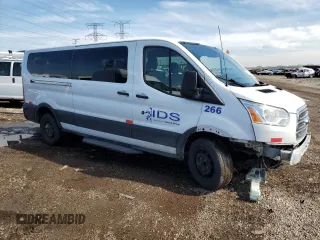 2017 Ford Transit XL z VIN 1FBZX2YM5HKB02355, wystawiony jako Copart lot #54550235 z przebiegiem 76 084 mil mil oraz Szkoda całkowita • Salvage title. Historia ofert i sprzedaży dostępna na DreamBid. Obrazek 4.