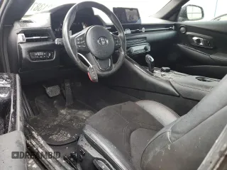 2021 Toyota GR Supra 2.0 with VIN WZ1DB2C02MW045335, listed as a Copart auction lot 72138744 with 37,882 mi miles and Salvage Title. Bid and sale history available at carsss.com. Image 8.