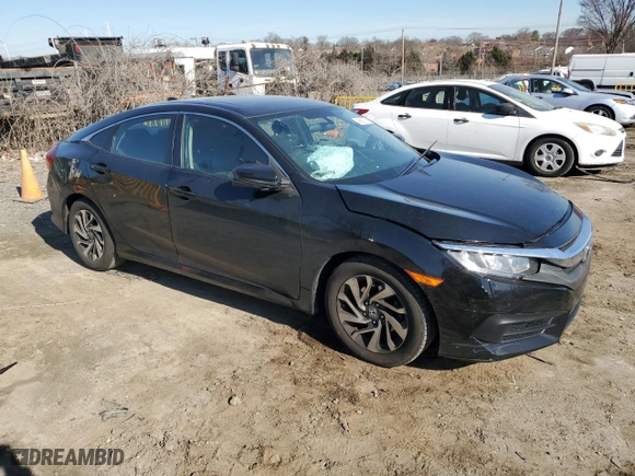 2018 Honda Civic Sedan EX with VIN 2HGFC2F79JH590893, listed as a Copart auction lot 48682755 with 104,035 mi miles and Salvage Title. Bid and sale history available at carsss.com. Image 4.