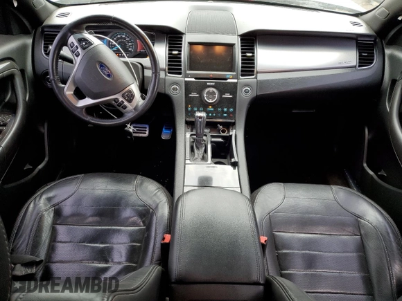 2015 Ford Taurus SHO with VIN 1FAHP2KT6FG113703, listed as a Copart auction lot 48583915 with 102,407 mi miles and Salvage Title. Bid and sale history available at DreamBid. Image 8.