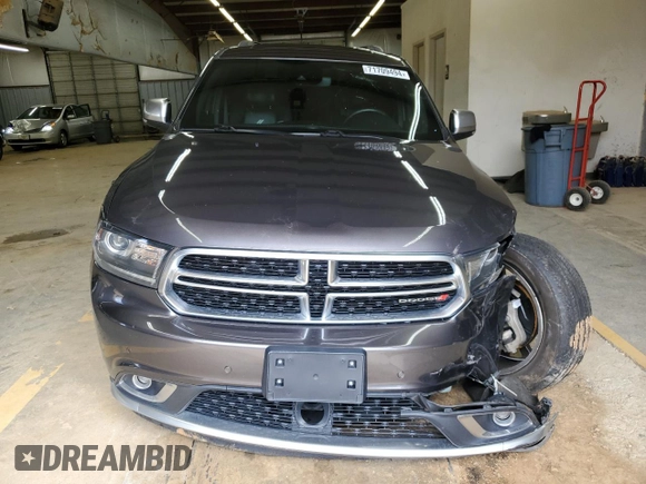2018 Dodge Durango Citadel Anodized Platinum with VIN 1C4SDJET5JC369250, listed as a Copart auction lot 71709494 with 100,992 mi miles and Salvage title. Bid and sale history available at DreamBid. Image 5.