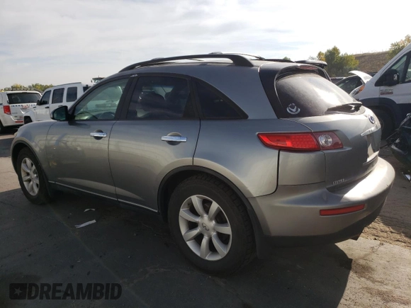 2005 Infiniti FX35 with VIN JNRAS08U65X109597, listed as a Copart auction lot 74576584 with 198,733 mi miles and Salvage Title. Bid and sale history available at carsss.com. Image 2.