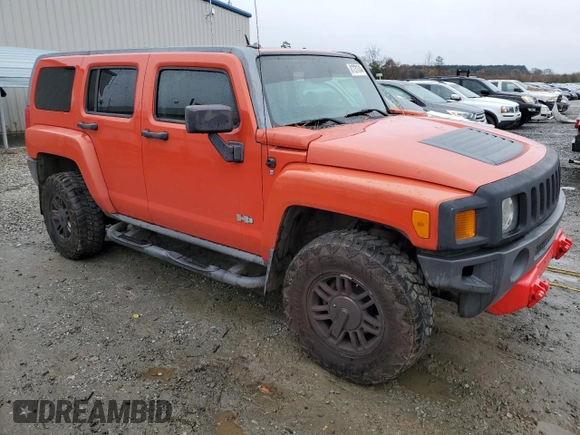 2009 Hummer H3 SUV Luxury with VIN 5GTEN13E598144722, listed as a Copart auction lot 81231344 with 189,266 mi miles and Salvage Title. Bid and sale history available at carsss.com. Image 4.