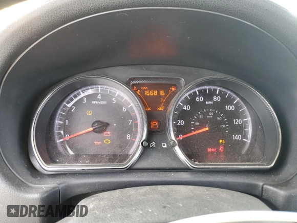 2014 Nissan Versa S with VIN 3N1CN7APXEK455220, listed as a Copart auction lot 89015285 with 166,816 mi miles and Salvage Title. Bid and sale history available at DreamBid. Image 9.