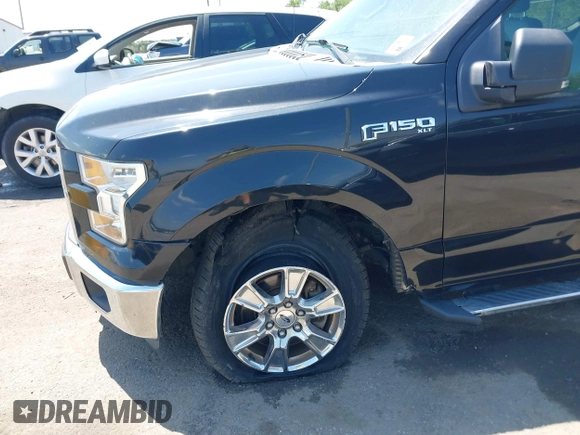 2015 Ford F-150 XL with VIN 1FTEW1CFXFFA37573, listed as a IAAI auction lot 42054120 with 125,822 mi miles. Bid and sale history available at carsss.com. Image 6.