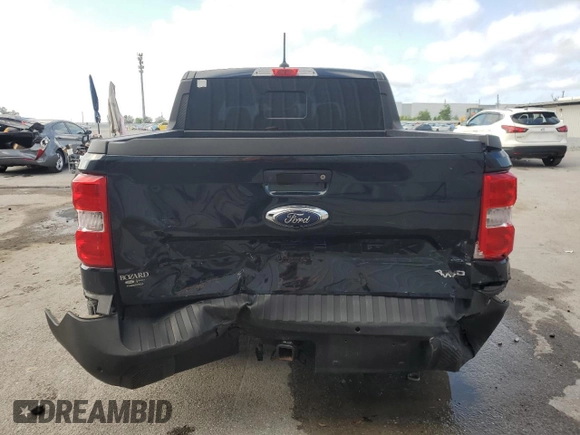 2022 Ford Maverick XL with VIN 3FTTW8F92NRA04137, listed as a Copart auction lot 51490615 with 69,176 mi miles and Salvage Title. Bid and sale history available at DreamBid. Image 6.