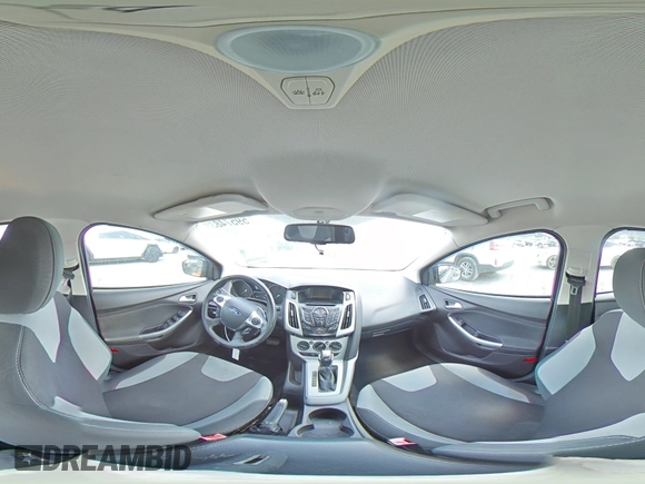 2012 Ford Focus SE with VIN 1FAHP3F20CL461605, listed as a Copart auction lot 59574835 with 119,881 mi miles and Salvage title. Bid and sale history available at DreamBid. Image 14.
