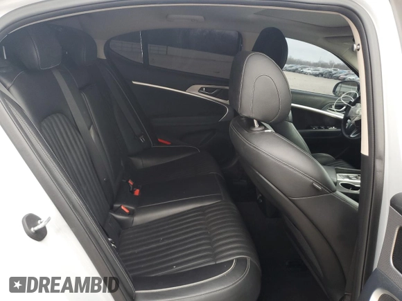 2022 Genesis G70 2.0T with VIN KMTG34TA2NU088116, listed as a Copart auction lot 85489634 with 83,335 mi miles and Clean Title. Bid and sale history available at DreamBid. Image 10.