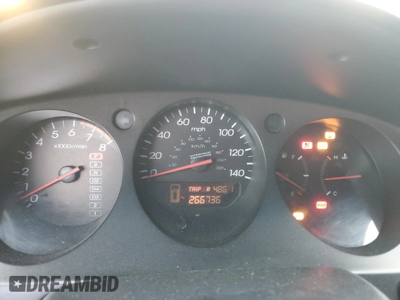 2002 Acura MDX Touring Pkg with VIN 2HNYD18632H529571, listed as a Copart auction lot 78059964 with 266,736 mi miles and Salvage Title. Bid and sale history available at carsss.com. Image 9.