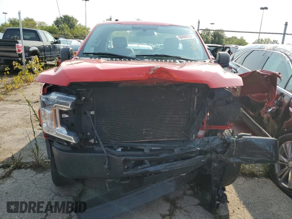 2018 Ford F-150 XL with VIN 1FTMF1EP9JKD31127, listed as a Copart auction lot 69008354 with 185,772 mi miles and Clean title. Bid and sale history available at DreamBid. Image 5.