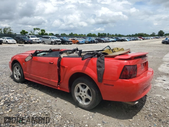 2002 Ford Mustang Deluxe with VIN 1FAFP44472F213589, listed as a Copart auction lot 60810725 with Not provided miles and Salvage title. Bid and sale history available at DreamBid. Image 2.