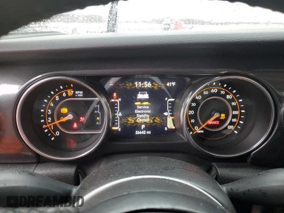 2022 Jeep Gladiator Sport S with VIN 1C6HJTAG5NL168498, listed as a Copart auction lot 81264854 with 26,642 mi miles and Salvage title. Bid and sale history available at DreamBid. Image 9.