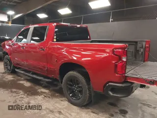 2021 Chevrolet Silverado 1500 Custom Trail Boss with VIN 1GCPYCEF1MZ386922, listed as a IAAI auction lot 41858403 with 61,155 mi miles and . Bid and sale history available at DreamBid. Image 3.