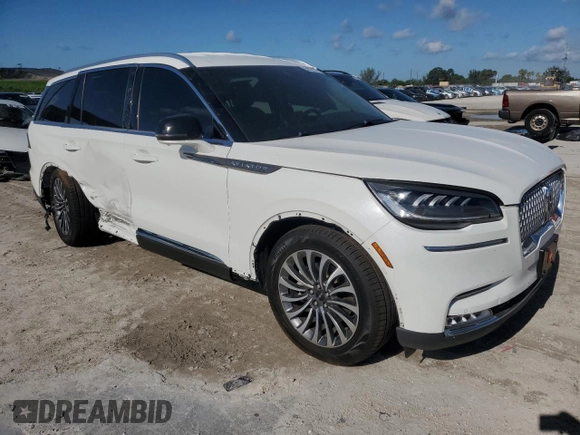 2020 Lincoln Aviator Reserve z VIN 5LM5J7WCXLGL10805, wystawiony jako Copart lot #56521375 z przebiegiem 53 729 mil mil oraz Szkoda całkowita • Salvage title. Historia ofert i sprzedaży dostępna na DreamBid. Obrazek 4.