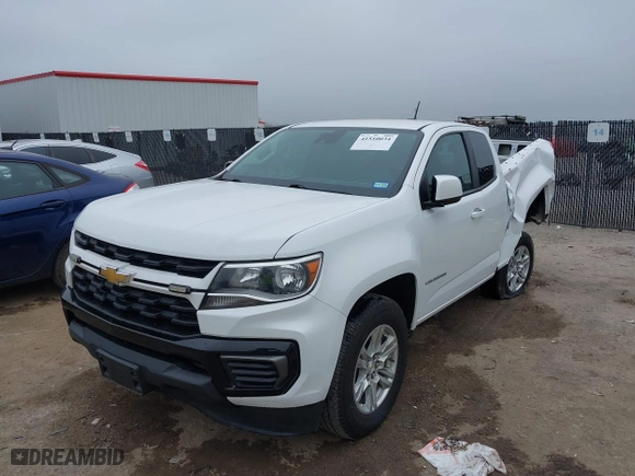 2021 Chevrolet Colorado 2WD LT with VIN 1GCHSCEA4M1251331, listed as a IAAI auction lot 41510034 with 45,781 mi miles. Bid and sale history available at carsss.com. Image 17.