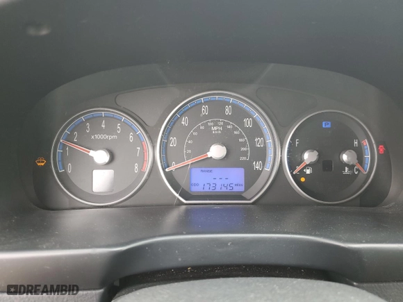 2008 Hyundai Santa Fe GLS with VIN 5NMSG73D88H163289, listed as a Copart auction lot 51415405 with 173,145 mi miles and Clean Title. Bid and sale history available at carsss.com. Image 9.