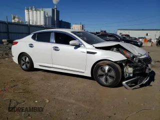 2013 Kia Optima Hybrid LX with VIN KNAGM4AD0D5060071, listed as a Copart auction lot 77157764 with 208,437 mi miles and Salvage Title. Bid and sale history available at carsss.com. Image 4.