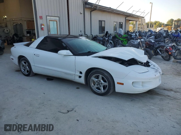 2001 Pontiac Firebird Firebird with VIN 2G2FS22K412145075, listed as a Copart auction lot 71841594 with 156,152 mi miles and Salvage title. Bid and sale history available at DreamBid. Image 4.