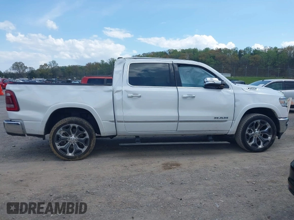 2020 Ram 1500 Limited with VIN 1C6SRFHT6LN364034, listed as a IAAI auction lot 41963839 with 51,902 mi miles. Bid and sale history available at carsss.com. Image 13.