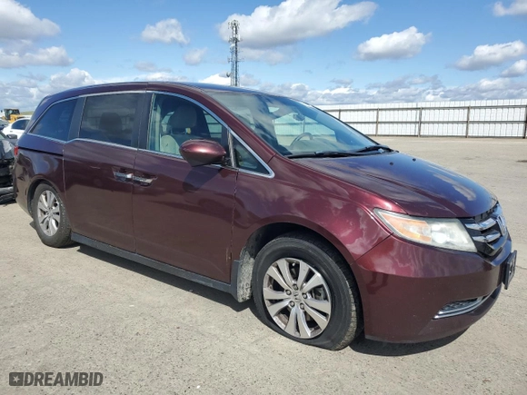 2015 Honda Odyssey EX with VIN 5FNRL5H47FB091037, listed as a Copart auction lot 51709465 with 183,096 mi miles and Salvage Title. Bid and sale history available at carsss.com. Image 4.