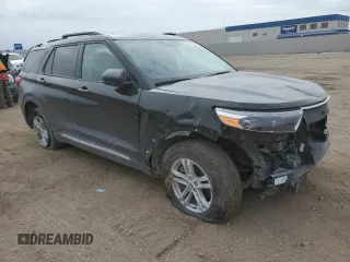 2020 Ford Explorer XLT with VIN 1FMSK8DH5LGD16535, listed as a Copart auction lot 44699695 with 46,678 mi miles and Salvage Title. Bid and sale history available at carsss.com. Image 4.