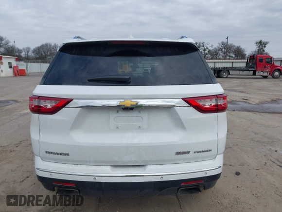 2019 Chevrolet Traverse Premier with VIN 1GNERKKW3KJ165652, listed as a IAAI auction lot 41547941 with 84,713 mi miles. Bid and sale history available at carsss.com. Image 16.
