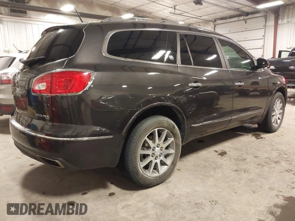 2017 Buick Enclave Leather with VIN 5GAKVBKD0HJ210837, listed as a IAAI auction lot 41493977 with 108,923 mi miles and . Bid and sale history available at DreamBid. Image 4.