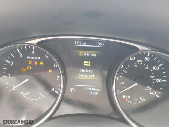 2016 Nissan Rogue SV with VIN KNMAT2MV2GP656148, listed as a Copart auction lot 65362404 with 117,830 mi miles and Salvage Title. Bid and sale history available at carsss.com. Image 9.