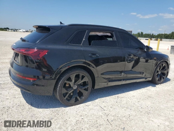 2022 Audi e-tron Premium with VIN WA1AAAGE2NB005246, listed as a Copart auction lot 56534103 with 26,794 mi miles. Bid and sale history available at carsss.com. Image 3.