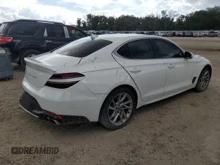 2022 Genesis G70 2.0T with VIN KMTG34TA5NU086926, listed as a Copart auction lot 74188744 with 39,898 mi miles and Salvage Title. Bid and sale history available at carsss.com. Image 3.