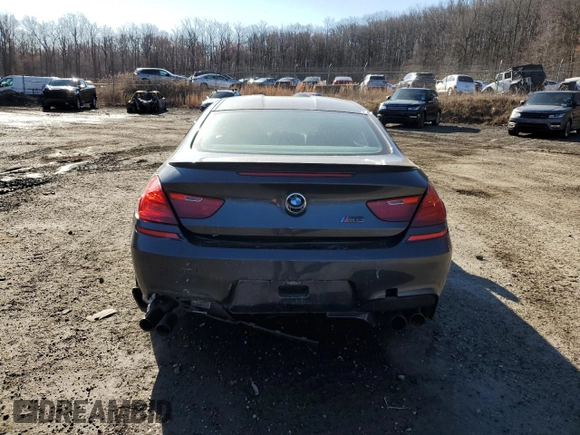 2015 BMW M6 with VIN WBSLX9C58FD160643, listed as a Copart auction lot 49293955 with 87,568 mi miles and Salvage Title. Bid and sale history available at carsss.com. Image 6.