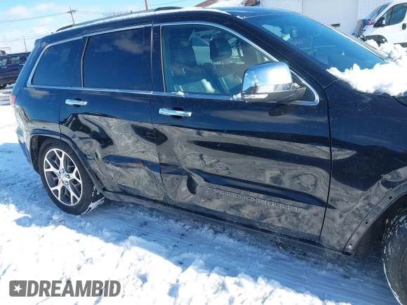 2019 Jeep Grand Cherokee Overland with VIN 1C4RJFCG4KC583691, listed as a IAAI auction lot 41505711 with 109,921 mi miles. Bid and sale history available at carsss.com. Image 19.