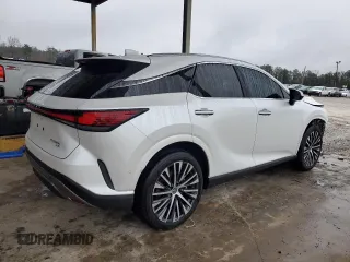 2025 Lexus RX with VIN 2T2BBMCA2SC069341, listed as a Copart auction lot 42484595 with 1,117 mi miles and Salvage Title. Bid and sale history available at carsss.com. Image 3.