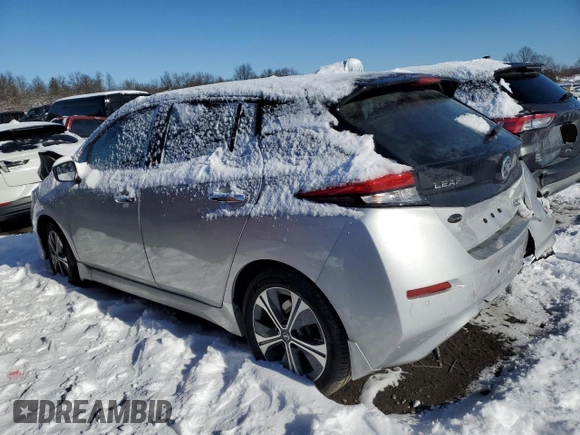 2020 Nissan LEAF SV Plus with VIN 1N4BZ1CP0LC309828, listed as a Copart auction lot 89184875 with Not Provided miles and Salvage Title. Bid and sale history available at DreamBid. Image 2.