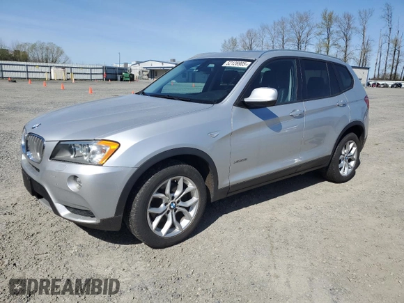 2011 BMW X3 35i with VIN 5UXWX7C58BL733760, listed as a Copart auction lot 52126905 with 139,084 mi miles and Clean Title. Bid and sale history available at DreamBid. Image 1.