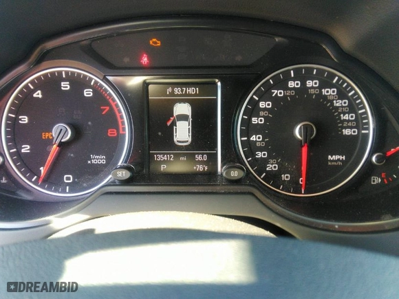 2013 Audi Q5 Premium Plus with VIN WA1LFAFP6DA029437, listed as a IAAI auction lot 41890390 with 135,412 mi miles. Bid and sale history available at carsss.com. Image 7.