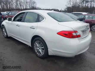 2011 Infiniti M37 with VIN JN1BY1AR4BM372749, listed as a IAAI auction lot 41853558 with 132,912 mi miles. Bid and sale history available at carsss.com. Image 3.